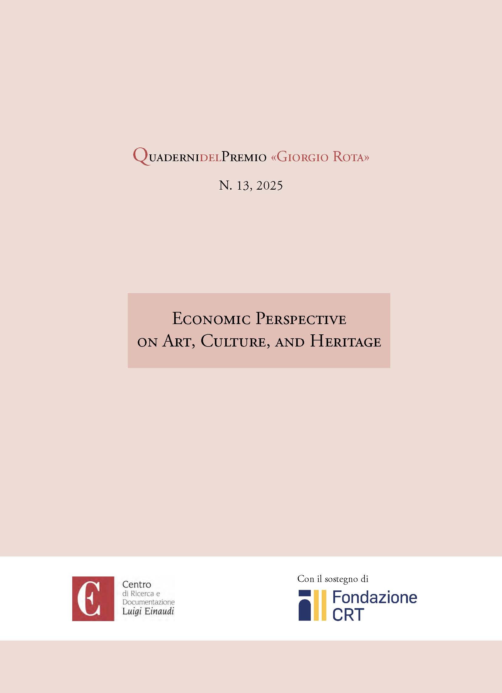 Copertina di XIII Quaderno del Premio «Giorgio Rota»